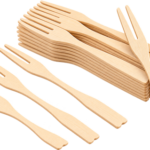 Bamboo Appetizer Fork Collection
